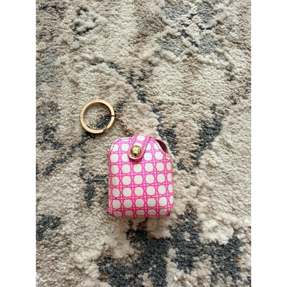Lilly Pulitzer AirPod case keychain